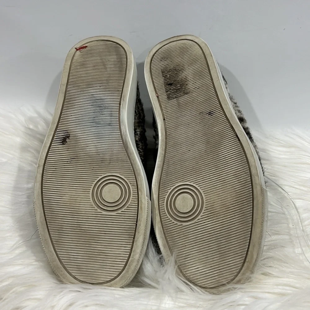 P448 Calf Hair High Top Sneaker Cow Softy SZ 38